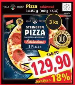 Norma Pizza salámová nabídka