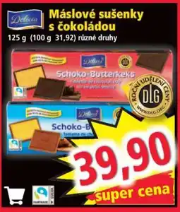 Norma Máslové sušenky s čokoládou nabídka