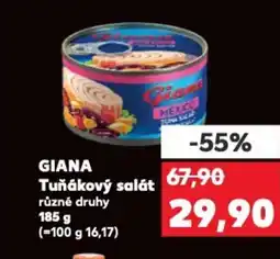 Kaufland GIANA Tuňákový salát nabídka