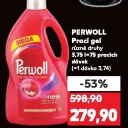 Kaufland PERWOLL Prací gel nabídka