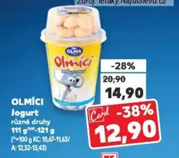 Kaufland OLMA Olmici jogurt nabídka