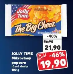 Kaufland JOLLY TIME Mikrovlnný popcorn nabídka