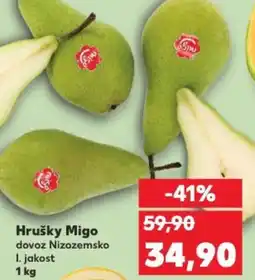 Kaufland Hrušky Migo nabídka