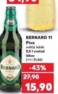 Kaufland Pivo bernard nabídka