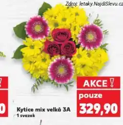 Kaufland Kytice mix nabídka