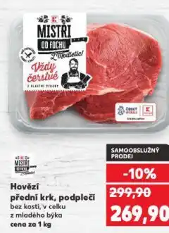Kaufland Hovězí přední krk nabídka
