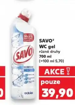 Kaufland Savo wc gel nabídka