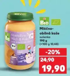 Kaufland Bio mléčno-obilná kaše nabídka