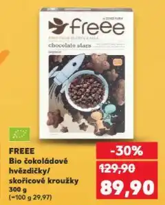 Kaufland Freee bio skořicové kroužky nabídka