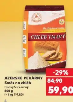 Kaufland Jizerské pekárny směs na chléb nabídka
