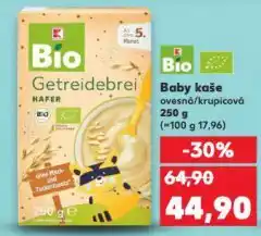 Kaufland Bio baby kaše nabídka