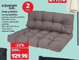 Kaufland Sada polštářů na europaletu nabídka