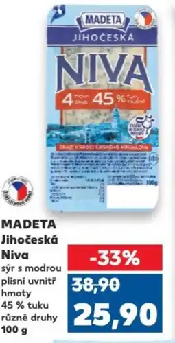 Kaufland MADETA Jihočeská Niva nabídka