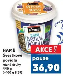 Kaufland HAMÉ Švestková povidla nabídka