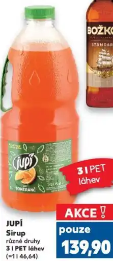 Kaufland JUPÍ Sirup nabídka