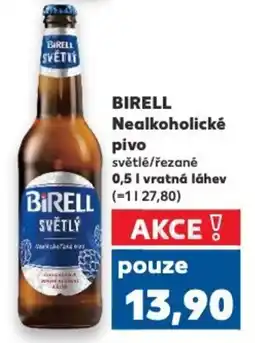 Kaufland BIRELL Nealkoholické pivo nabídka