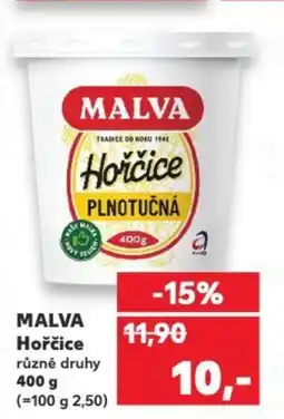 Kaufland MALVA Horčice nabídka