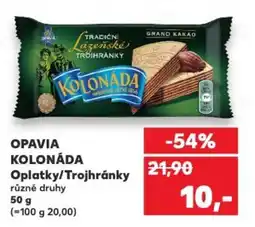 Kaufland OPAVIA KOLONÁDA Oplatky/Trojhránky nabídka