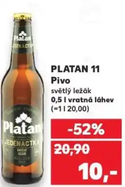 Kaufland PLATAN 11 Pivo nabídka