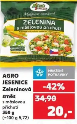 Kaufland AGRO JESENICE Zeleninová směs s máslovou příchutí nabídka