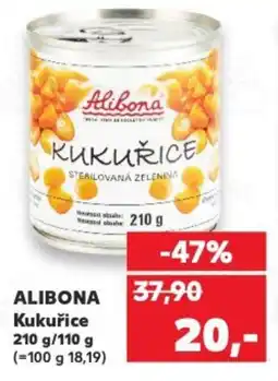 Kaufland ALIBONA Kukuřice nabídka