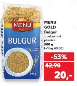 Kaufland MENU GOLD Bulgur nabídka