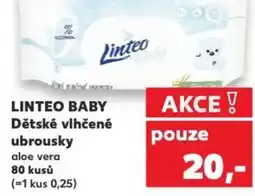 Kaufland LINTEO BABY Dětské vlhčené ubrousky nabídka