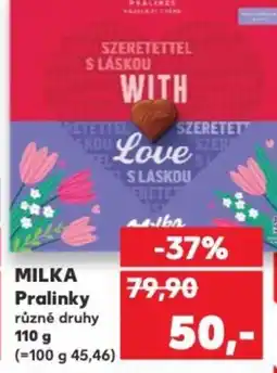 Kaufland MILKA Pralinky nabídka
