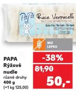 Kaufland PAPA Rýžové nudle nabídka