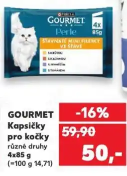 Kaufland GOURMET Kapsičky pro kočky nabídka