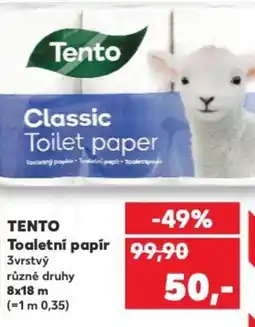 Kaufland TENTO Toaletni papir nabídka
