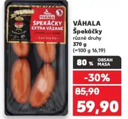 Kaufland VAHALA Špekáčky nabídka