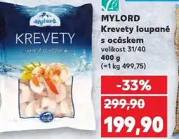Kaufland MYLORD Krevety loupané s ocáskem nabídka
