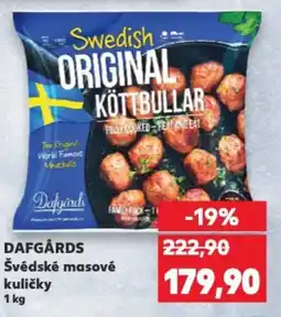 Kaufland DAFGÅRDS Švédské masové kuličky nabídka