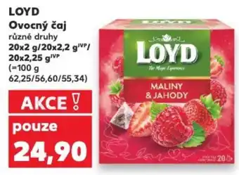 Kaufland LOYD Ovocný čaj nabídka