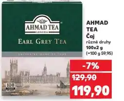 Kaufland AHMAD TEA Čaj nabídka