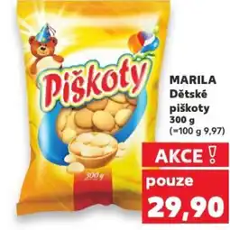 Kaufland MARILA Dětské Piškoty nabídka