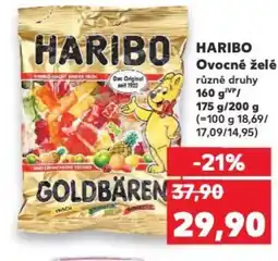 Kaufland HARIBO Ovocné želé nabídka