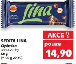 Kaufland SEDITA LINA Oplatka nabídka