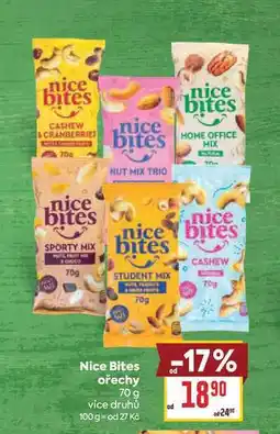 Billa Nice Bites ořechy nabídka