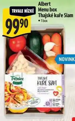 Albert Albert Menu box Thajské kuře Siam nabídka