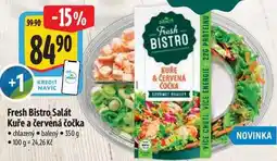 Albert Fresh Bistro Salát Kuře a červená čočka nabídka