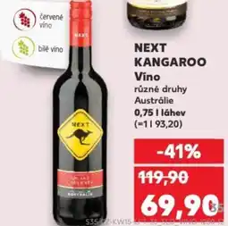 Kaufland NEXT KANGAROO Vino nabídka