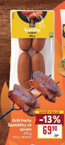 Billa Špekáčky se sýrem nabídka