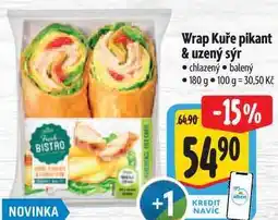 Albert Wrap Kuře pikant & uzený sýr nabídka