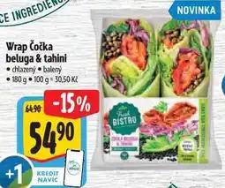 Albert Wrap Čočka beluga & tahini nabídka