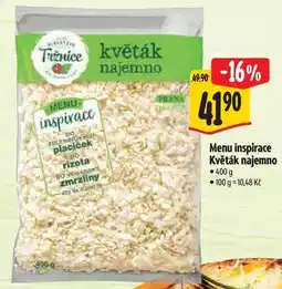 Albert Menu inspirace Květák najemno nabídka