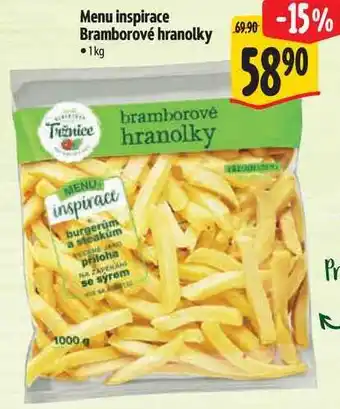 Albert Menu inspirace Bramborové hranolky nabídka