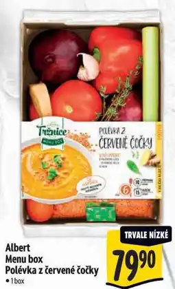 Albert Albert Menu box Polévka z červené čočky nabídka