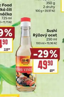 Billa Sushi Rýžový ocet nabídka